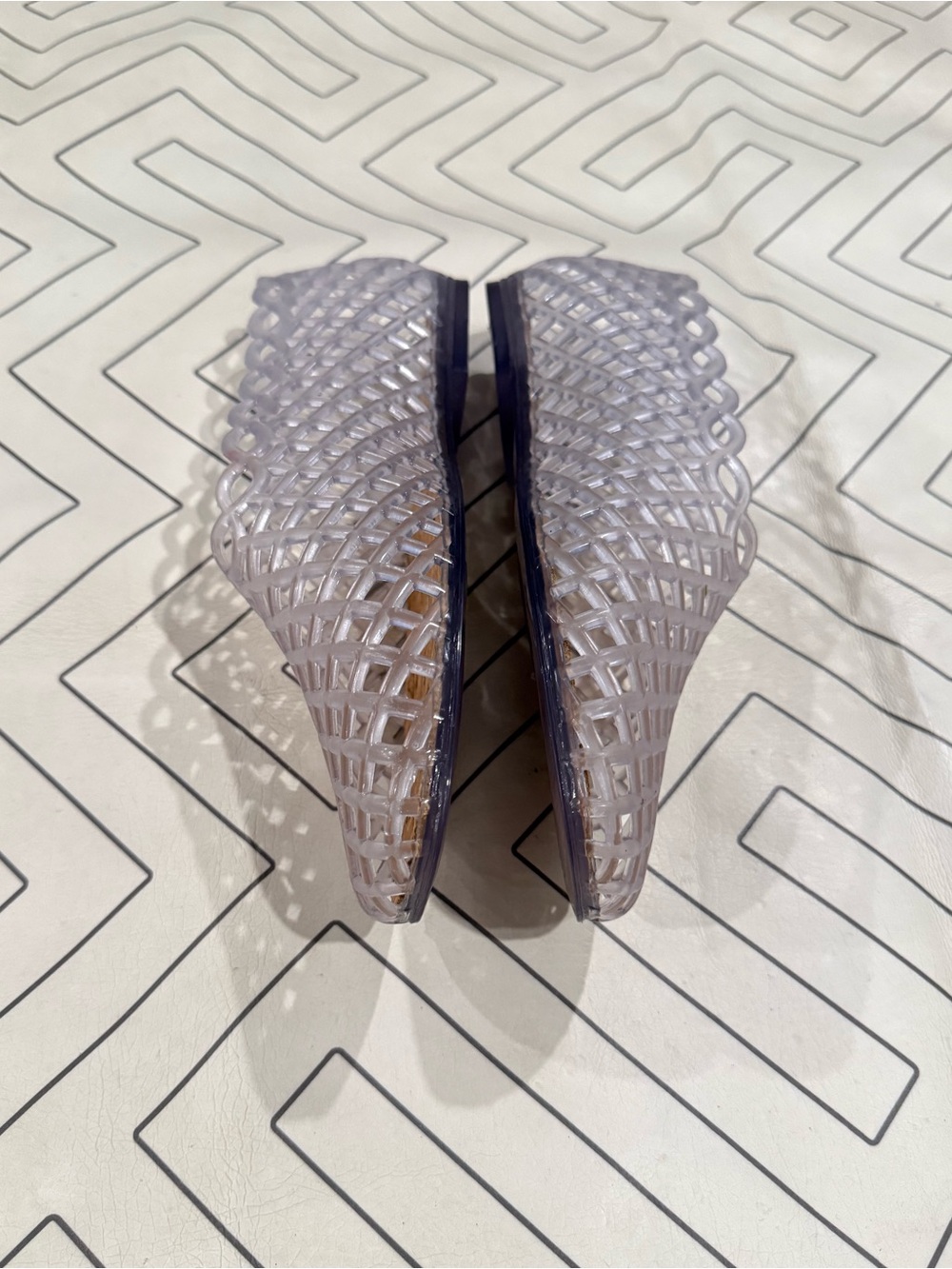 Steve Madden Grove Clear Jelly Flat - Picture 7 of 12